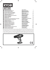 Instrukcja Ryobi LSDT1202 Wiertarko-wkrętarka