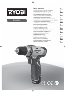 Manual Ryobi RCD1201 Maşină de găurit-înşurubat