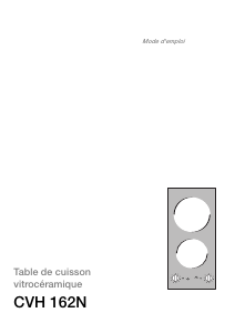 Mode d’emploi Faure CVH162N Table de cuisson