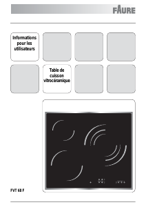Mode d’emploi Faure FVT68F Table de cuisson