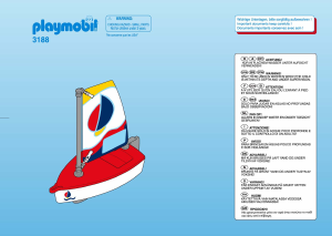 Manuale Playmobil set 3188 Waterworld Barca a vela