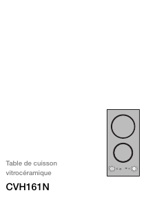 Mode d’emploi Faure CVH161N Table de cuisson
