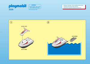 Manuale Playmobil set 3326 Waterworld Jetski