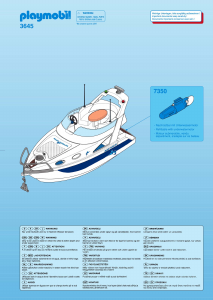 Mode d’emploi Playmobil set 3645 Waterworld Grand hors-bord