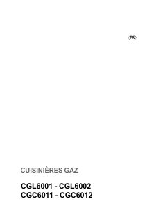 Mode d’emploi Faure CGL6002X Cuisinière