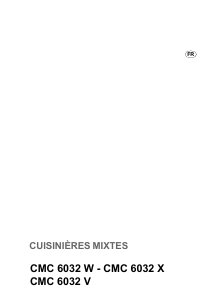 Mode d’emploi Faure CMC6032X Cuisinière