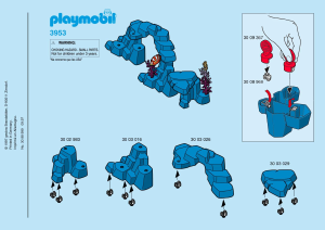 Bruksanvisning Playmobil set 3953 Waterworld Blå rev