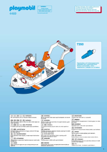 Mode d’emploi Playmobil set 4469 Waterworld Bateau d'exploration