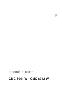 Mode d’emploi Faure CMC6041W Cuisinière