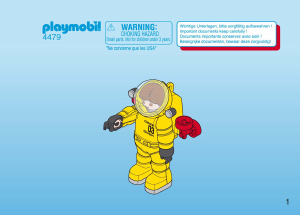 Manuale Playmobil set 4479 Waterworld Sommozzatore