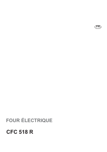 Mode d’emploi Faure CFC518R Four