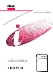 Mode d’emploi Faure FDS200 Lave-vaisselle