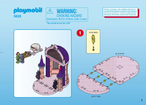 Manual de uso Playmobil set 5028 Waterworld Mágico palacio de cristal