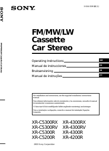 Bruksanvisning Sony XR-C5300RV Bilradio