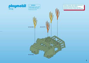 Manual de uso Playmobil set 7712 Waterworld El mundo submarino