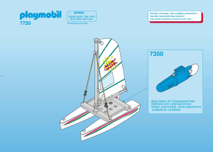 Manuale Playmobil set 7720 Waterworld Catamarano