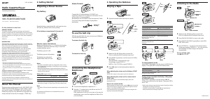 Manual Sony WM-FX485 Walkman Cassette Recorder