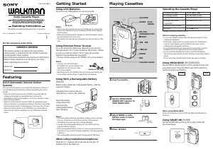 Handleiding Sony WM-FQ01 Walkman Cassetterecorder