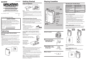 Manual Sony WM-PSY01 Walkman Cassette Recorder