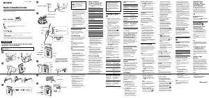 Manual Sony WM-GX808 Walkman Cassette Recorder