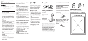 Manual Sony WM-FX171 Walkman Cassette Recorder