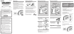 Handleiding Sony WM-FX423 Walkman Cassetterecorder