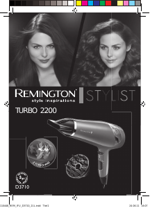 Εγχειρίδιο Remington D5010 Pro Ionic 2000 Πιστολάκι μαλλιών