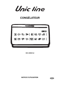 Mode d’emploi Unic Line CC2004U Congélateur