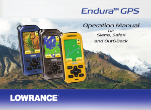 Handleiding Lowrance Endura Handheld navigatiesysteem