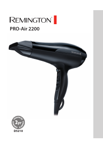 Manuale Remington D5210 Pro-Air 2200 Asciugacapelli