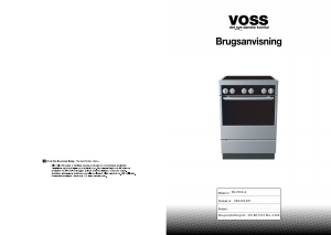 Brugsanvisning Voss ELK7000AL Komfur