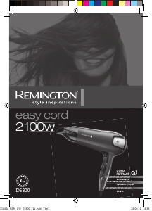 Manual Remington D5800 Easy Cord Hair Dryer