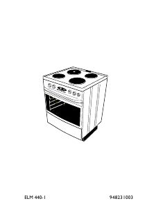 Brugsanvisning Voss ELM440-1 Komfur