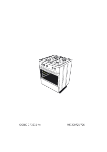 Brugsanvisning Voss GGB3215HV Komfur