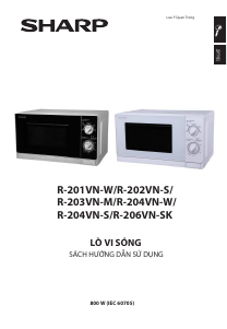 Hướng dẫn sử dụng Sharp R-202VN-S Lò vi sóng