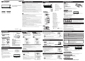 Hướng dẫn sử dụng Sharp AH-X9STW Máy điều hòa không khí