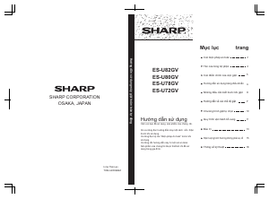 Hướng dẫn sử dụng Sharp ES-U80GV-H Máy giặt