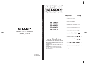 Hướng dẫn sử dụng Sharp ES-U78GV-G Máy giặt
