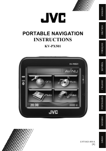 Manuale JVC KV-PX501 Navigatore per auto