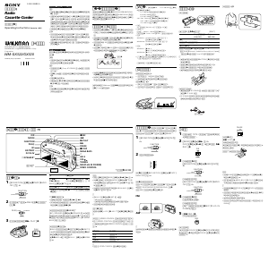 Manual Sony WM-GX320 Walkman Cassette Recorder