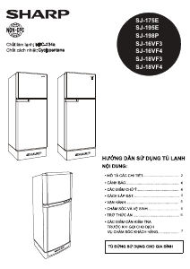 Hướng dẫn sử dụng Sharp SJ-195E-DSS Tủ đông lạnh