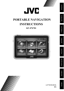 Manual JVC KV-PX701 Car Navigation