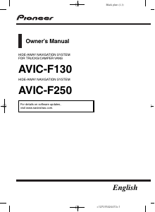 Manual Pioneer AVIC-F130 Car Navigation