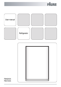 Manual Faure FBA7230A Refrigerator