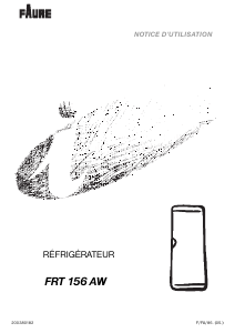 Mode d’emploi Faure FRT156AW Réfrigérateur