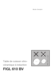 Mode d’emploi Faure FIGL610BV Table de cuisson