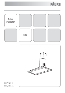 Mode d’emploi Faure FHC60131X Hotte aspirante