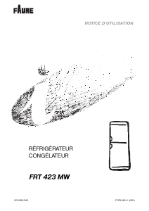 Mode d’emploi Faure FRT423MW Réfrigérateur combiné