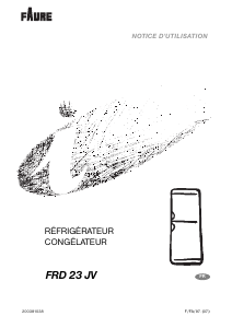 Mode d’emploi Faure FRD23JV Réfrigérateur combiné