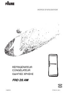 Hướng dẫn sử dụng Faure FRD28AW Tủ đông lạnh